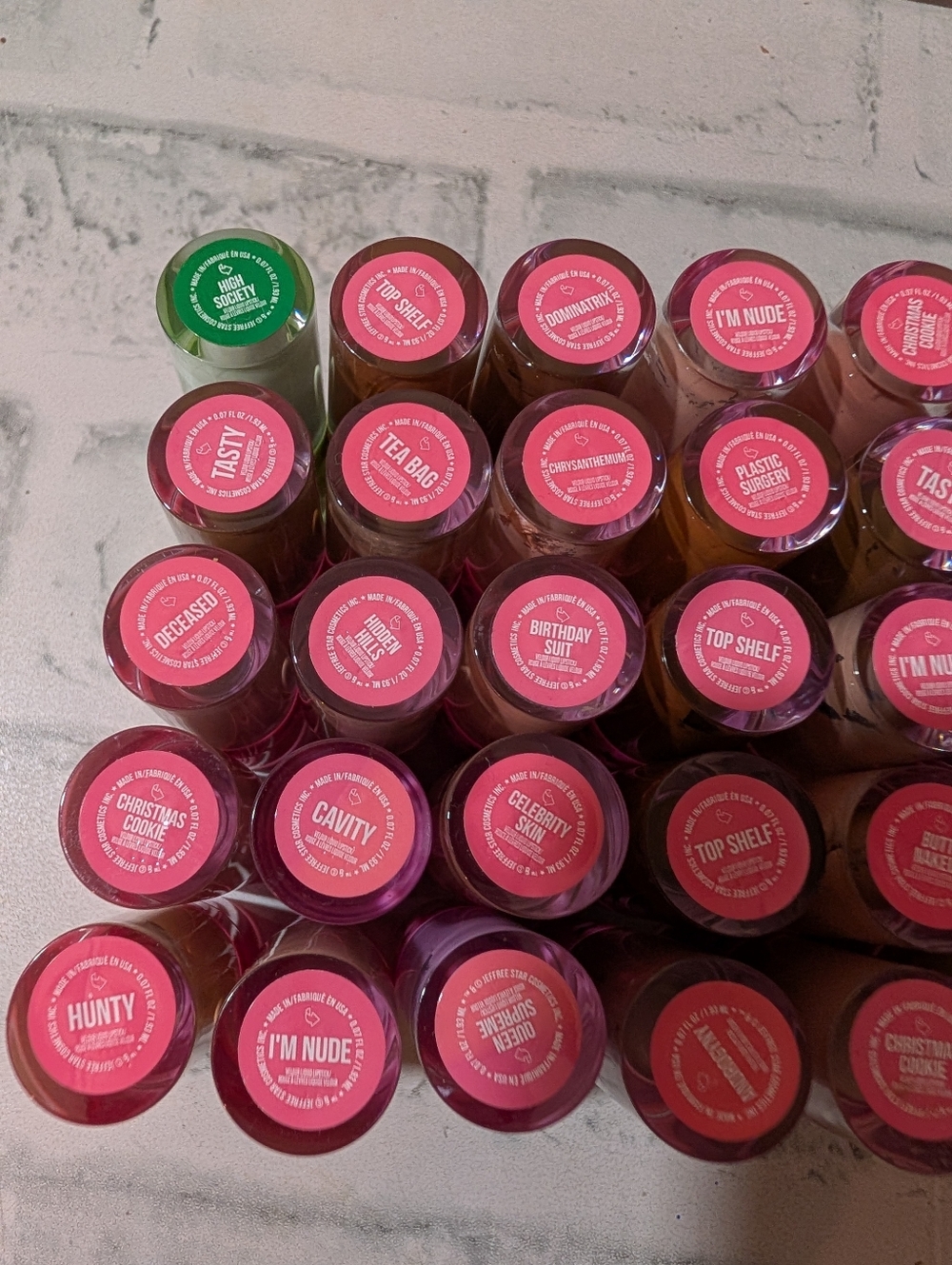 JEFFREY STAR MINI VELOUR LIQUID LIPSTICK COLLECTORS BUNDLE OF 58 - Picture 5 of 15